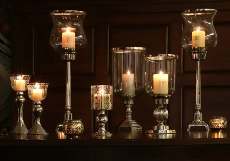 THE CANDLES AND CANDLEHOLDERS